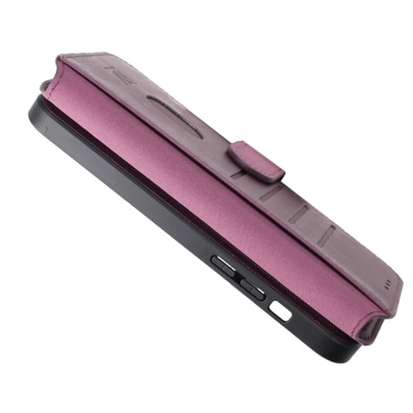 iPhone 15 Plus Plånboksfodral Magnet Rvelon - Lila