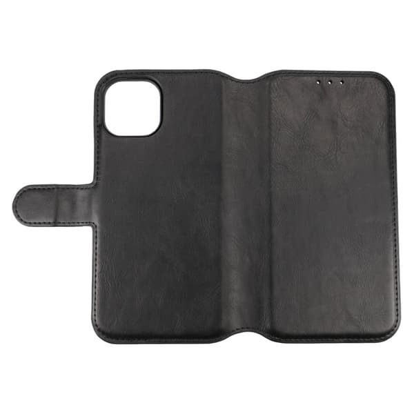 iPhone 15 Plånboksfodral Magnet Rvelon - Svart