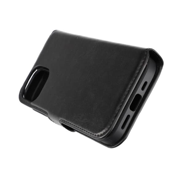 iPhone 15 Plånboksfodral Magnet Rvelon - Svart