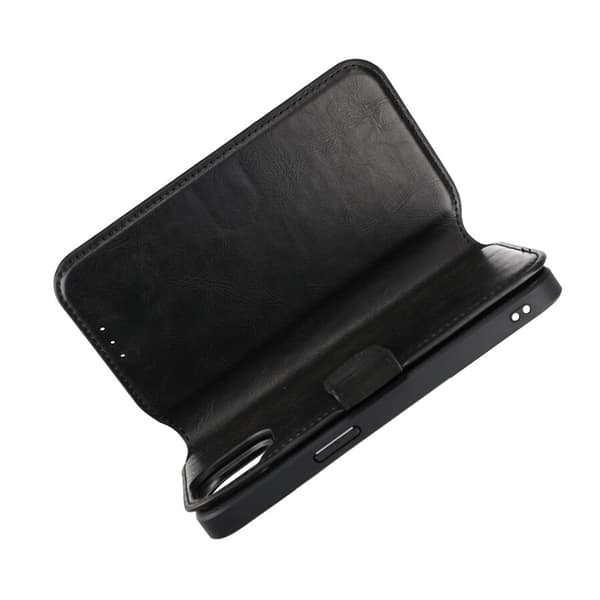 iPhone 15 Plånboksfodral Magnet Rvelon - Svart