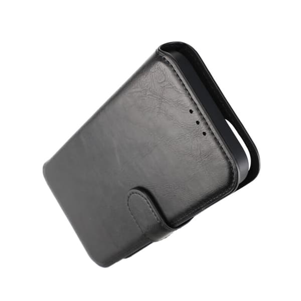 iPhone 15 Plus Plånboksfodral Magnet Rvelon - Svart