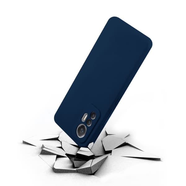Xiaomi 12 Lite Silikonskal - Mörkblå