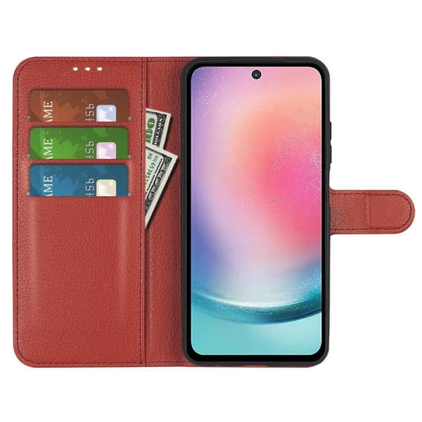 Motorola Moto G23 Plånboksfodral med Stativ - Brun