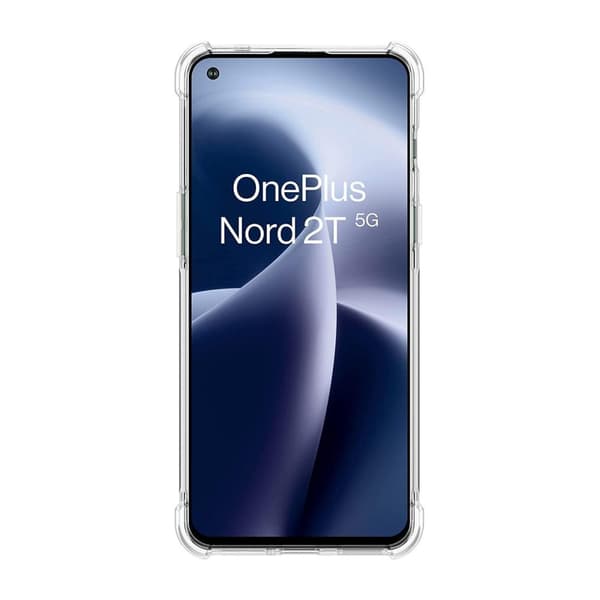 OnePlus Nord 2T Stöttåligt TPU Mobilskal - Transparent