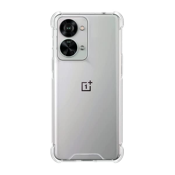 OnePlus Nord 2T Stöttåligt TPU Mobilskal - Transparent