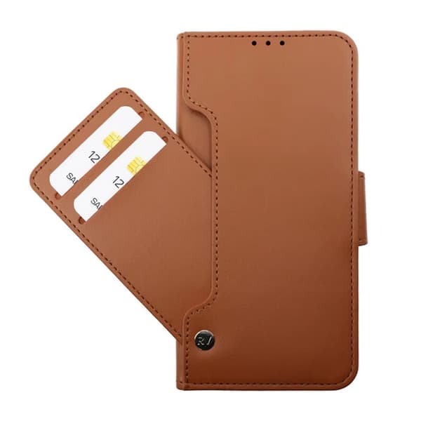 Samsung Galaxy S23 Plus 5G Plånboksfodral Extra Kortfack Rvelon - Brun