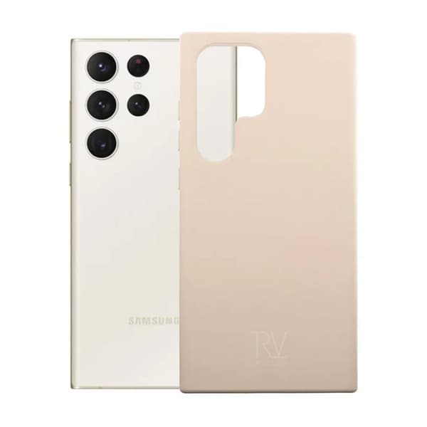 Samsung Galaxy S23 Ultra Silikonskal Rvelon - Beige