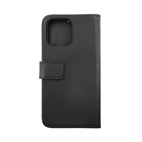 iPhone 14 Plus Plånboksfodral Läder Rvelon - Svart
