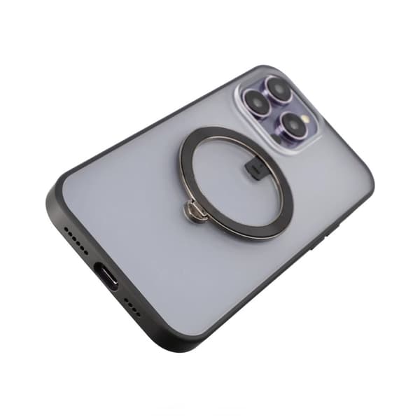 iPhone 14 Pro Skal med MagSafe Stativ Rvelon - Svart