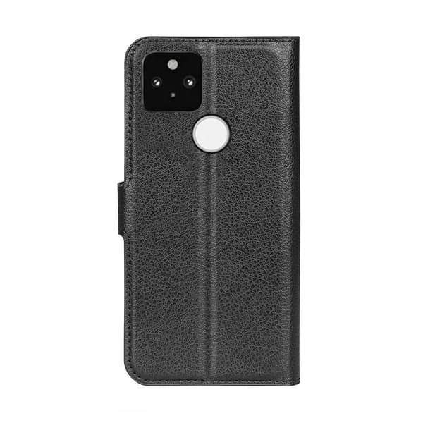 Google Pixel 5A Plånboksfodral med Stativ - Svart