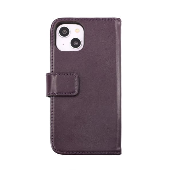 iPhone 14 Plus Plånboksfodral Läder Rvelon - Lila