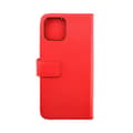 Miniatyrbillede 6 af 7: iPhone 14 Plus Plånboksfodral Läder Rvelon - Röd