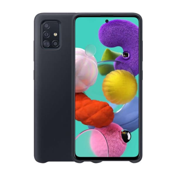 Samsung Galaxy A71 Silikonskal - Svart