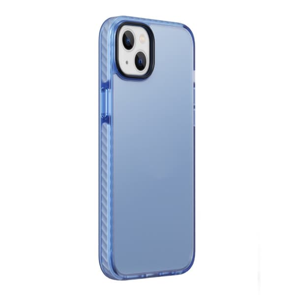 iPhone 14 Plus Stöttåligt TPU Mobilskal - Blå