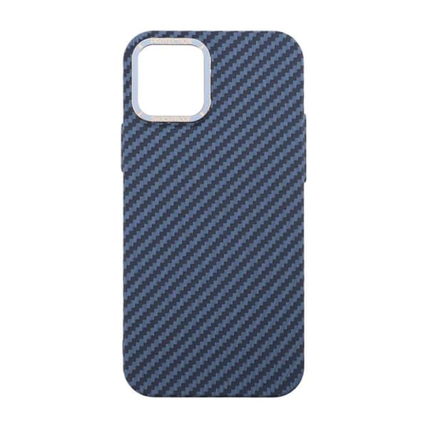 Kolfiber Skal iPhone 12/12 Pro - Blå