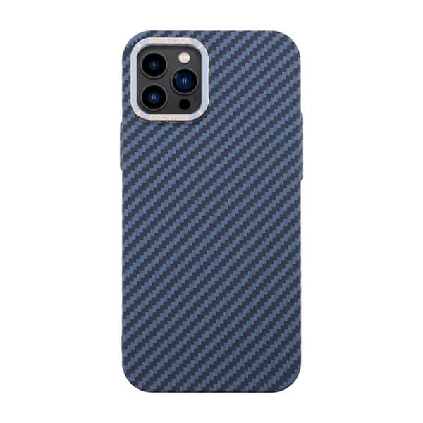 Kolfiber Skal iPhone 12/12 Pro - Blå