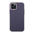 Miniatyrbillede 2 af 6: Kolfiber Skal iPhone 12/12 Pro - Lila