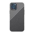 Miniatyrbillede 2 af 6: Kolfiber Skal iPhone 12 Pro Max - Svart & Vit