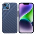 Miniatyrbillede 1 af 6: Kolfiber Skal iPhone 13 - Blå & Grå