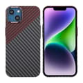Miniatyrbild 1 av 6: Kolfiber Skal iPhone 13 - Röd & Svart