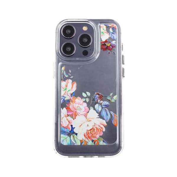 iPhone 14 Pro Mobilskal med motiv - Retro Blommor