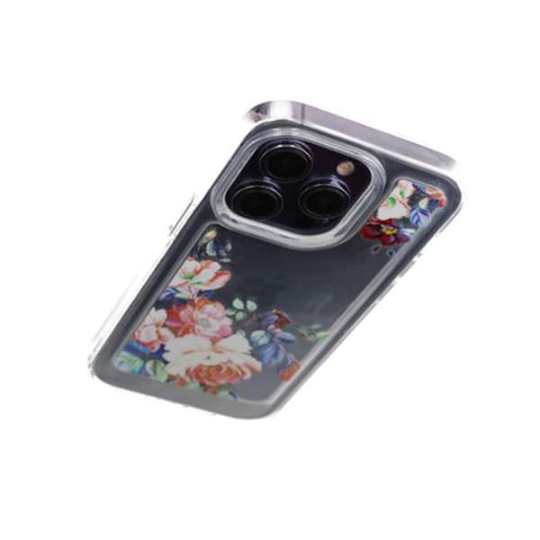 iPhone 14 Pro Mobilskal med motiv - Retro Blommor