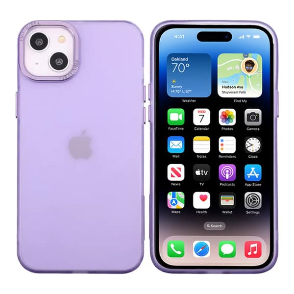 iPhone 14 Plus Mobilskal - Frostat Lila