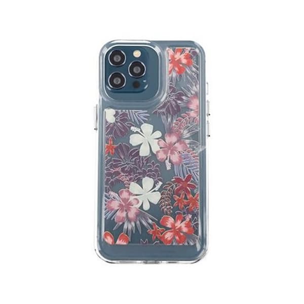 iPhone 12/12 Pro Mobilskal med motiv - Röda Blommar