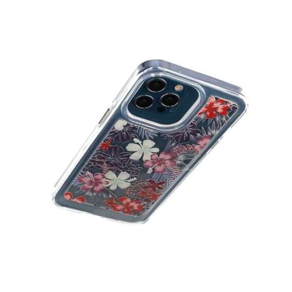 iPhone 12/12 Pro Mobilskal med motiv - Röda Blommar