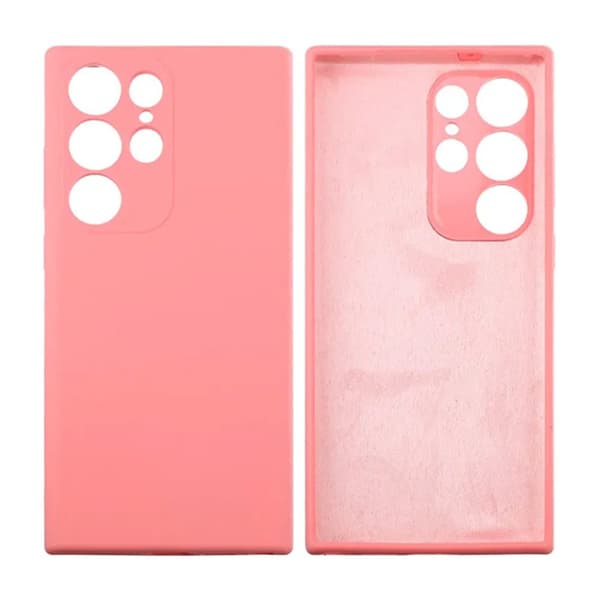 Samsung Galaxy S23 Ultra 5G Silikonskal - Rosa