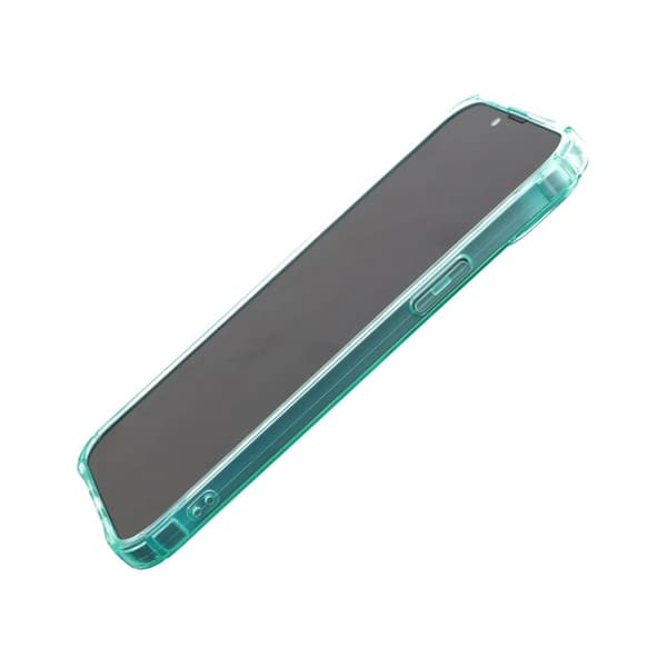 iPhone 14 Plus Stöttåligt Skal med Korthållare - Grön
