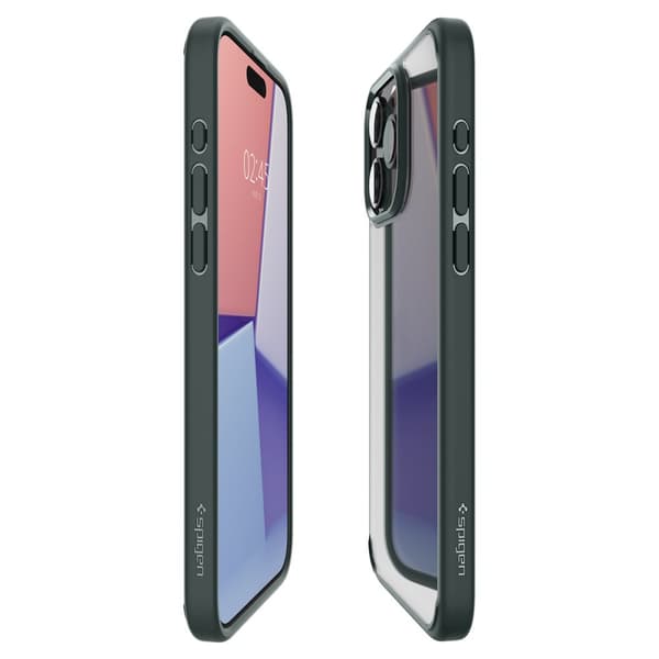 Ultra Hybrid cover til iPhone 15 Pro Max, mørkegrøn