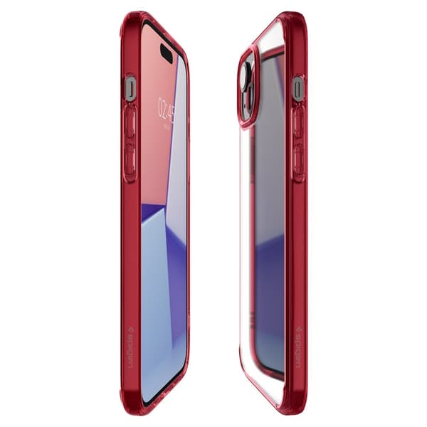 Ultra Hybrid cover til iPhone 15 Plus rød
