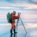 Miniatyrbild 6 av 6: Professionellt stativ för smartphones och kameror, 175 cm, svart och grått