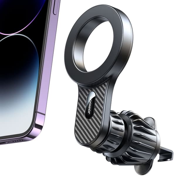 Magneettinen autoteline iPhonelle MagSafella tuuletusaukkoon, musta