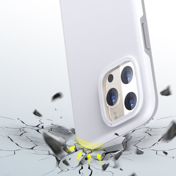 Cover til iPhone 13 Pro MFM Anti-drop cover hvid