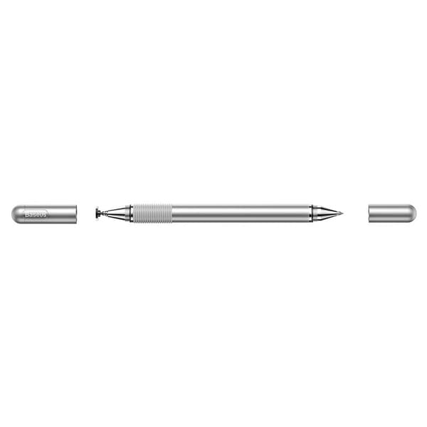 Dobbeltsidet kapacitiv disc stylus + sølv gel pen