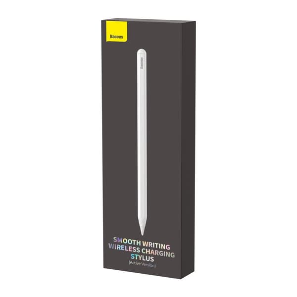 Trådløs aktiv stylus til iPhone iPad + udskiftelig hvid spids