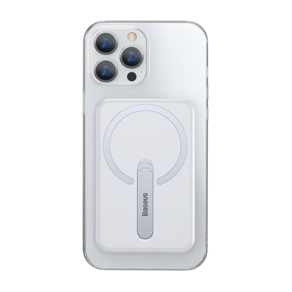 Magnetisk kabinet med stativ til iPhone 13 Pro 6.1'' 2021 gennemsigtig
