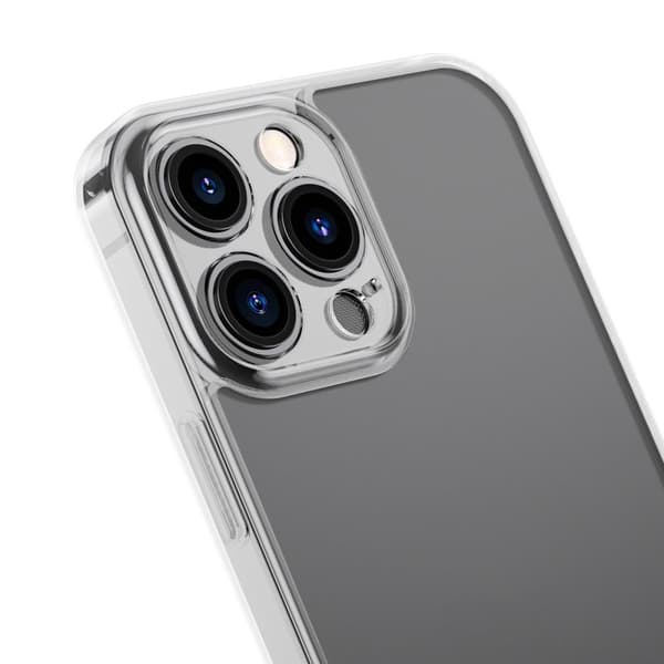 Cover til iPhone 13 Pro Max, stift kabinet med transparent gelramme