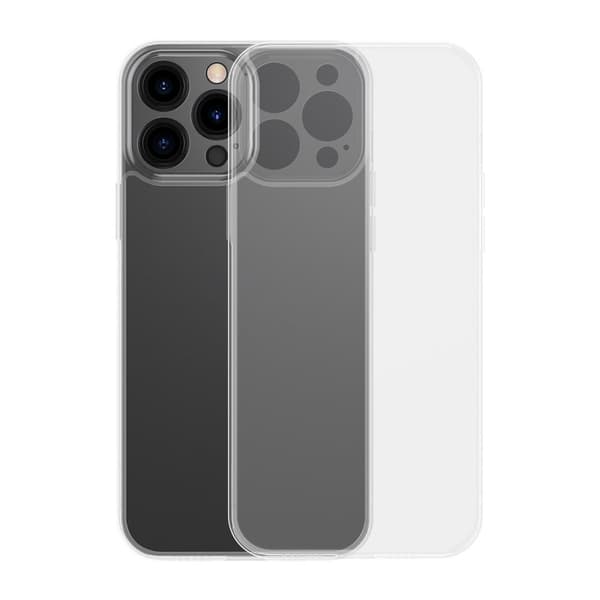 Cover til iPhone 13 Pro Max, stift kabinet med transparent gelramme