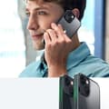 Miniatyrbillede 3 af 6: Stivt etui med gelramme og indbygget stativ til iPhone 14 Plus, sort