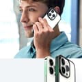 Miniatyrbillede 3 af 6: Stivt etui med gelramme og indbygget stativ til iPhone 14 Pro, sort