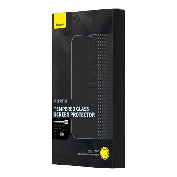 Fuldskærms hærdet glas til iPhone 14 Pro med 0,3 mm højttalercover