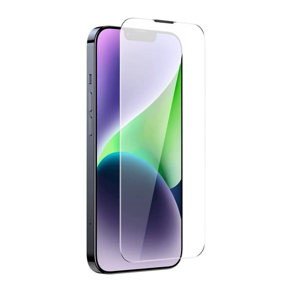 Hærdet glas til iPhone 14 Plus / 13 Pro Max med 0,4 mm højttalercover SÆT