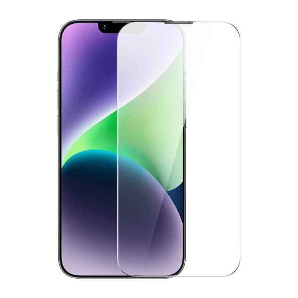 Hærdet glas til iPhone 14 Plus / 13 Pro Max med 0,4 mm højttalercover SÆT