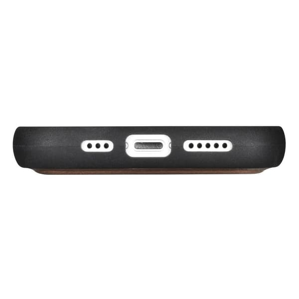 2-i-1 læder Flip Cover iPhone 14 Pro Anti-RFID olievoks pung etui mørkebrun