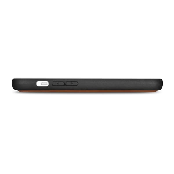 2in1 nahkainen läppäkuori iPhone 14 Anti-RFID -lompakkokotelo ruskea