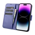 Pikkukuva 1 / 6: 2in1 nahkainen läppäkuori iPhone 14 Pro Max Anti-RFID -lompakkokotelo Vaalean violetti