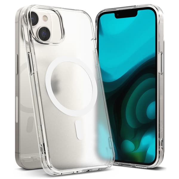 Beskyttelsesetui med huller til iPhone 14 Plus 6,7" FUSION MAGNETIC MAT CLEAR